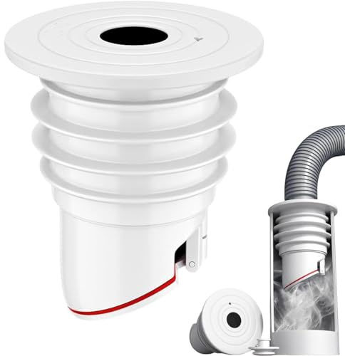 Washing Machine Drain Hose Seal, Silicone Drain Pipe Sealer Drainer for Kitchen Sink Sewer Drain Plug Sink Drain Guard Bathroom Drain Stopper for Kitchen Home