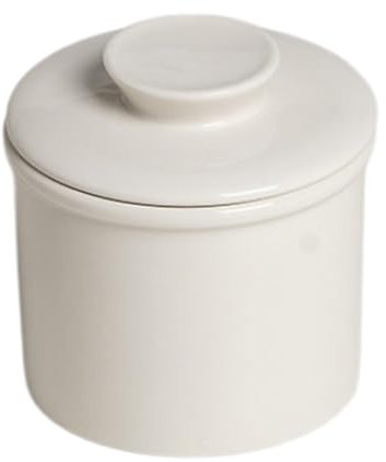 Mantequilla redonda de cerámica, mantequillera de granja, plato de decoración de cocina, recipiente de mantequilla francés, soporte de mantequilla de cerámica, almacenamiento decorativo de