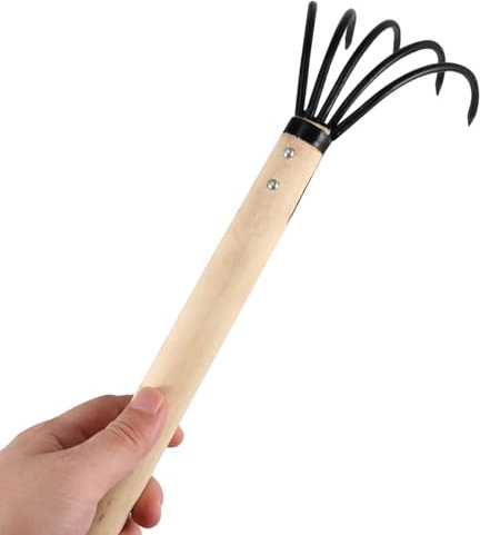 POPETPOP Râteau De Jardin à Dents Outil De Nettoyage pour Ramassage De Usage Extérieur Et Plage
