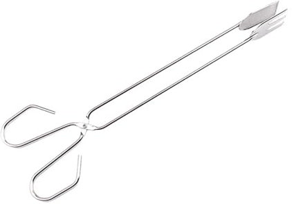 Pinzas para leña, Herramientas Resistentes para Barbacoa, Pinzas de carbón para Barbacoa, Pinzas de Metal, Pinzas para Parrilla, para Chimenea, Barbacoa al Aire Libre, Senderismo, Chimenea