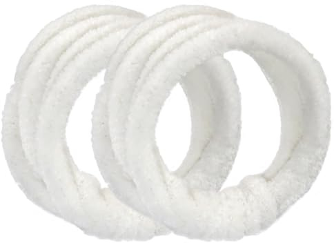 TOAOB 2 Stück Pfeifenputzer zum Basteln Lang 1.2m Dicke 9mm Weiß | Pfeifenreiniger zum Hund Basteln, Chenilledraht Pipe Cleaner Basteln, für DIY Handwerksprojekt