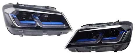 Phares Avant pour BMW pour X3 F25 2010-2013 Phare LED Phare De Voiture Feu De Jour Projecteur Lentille Automobile Phares Feux Avant(for Left Hand Drive,Halogen)