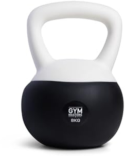 Kettlebell 8 kg Soft Neopren Hantel für Krafttraining, Functional Fitness & Home Gym – Stoßfest und Bodenschonend – Gym Masters