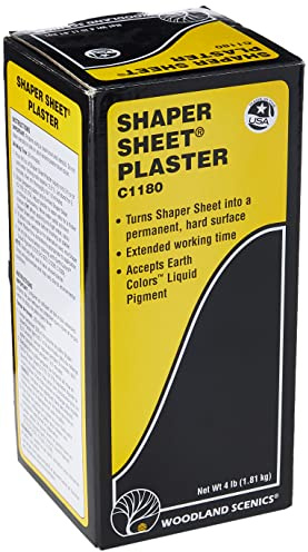 Woodland Scenics Shaper Sheet Plaster 4lb-, Other, Multicoloured