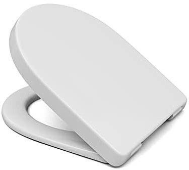 HARO Samar D-Shape WC-Sitz Weiß aus Duroplast mit Absenkautomatik