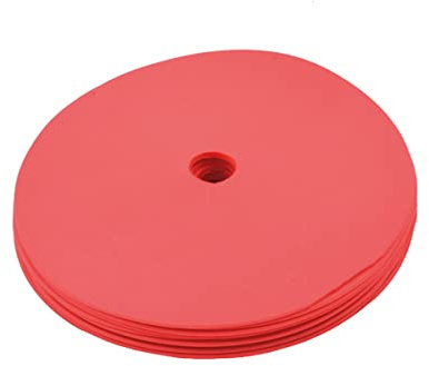 Cawila , rutschfeste Floormarker, ⌀ 15cm rot, One Size Ohne Geschlecht