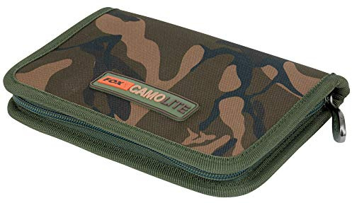 Fox Camolite License Wallet 20x14x3cm - Angeltasche für Angelschein, Tasche für Angelpapiere, Zubehörtasche für Angellizenzen