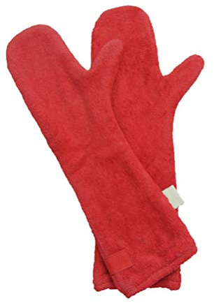 Balacoo 1Pair Dog Cleaning Towels Absorbent Drying Mitts Dog Paw Cleaning Gloves for Dog Pet Puppy Outdoor Home (Random Color)
