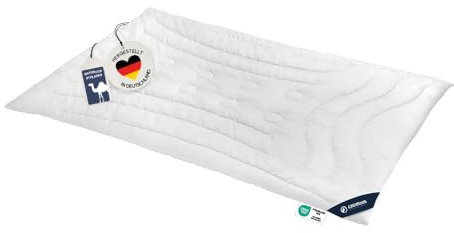 casimum® luxuriöse Kamelhaardecke | 4-Jahreszeitendecke, Naturhaardecke | 200 x 200 cm | Füllung: 100% weicher Kamelhaar Flaum | Bezug: 100% Baumwolle | allergikerfreundlich | Made in Germany