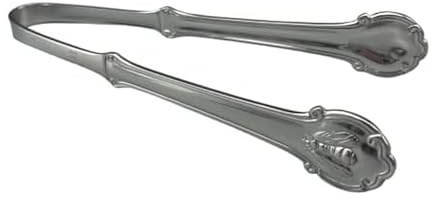 Wallace Napoleon Bee Ice Tong, 6-Inch, Silver