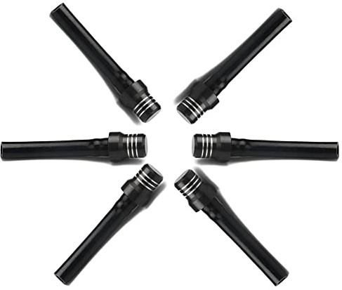 Runfarr 6 pièces Tube Bouchon Reservoir Moto,Tuyau Reniflard Reservoir Essence,Tuba de Bouchon de Carburant pour Pit Dirt Bike ATV Quad-Noir