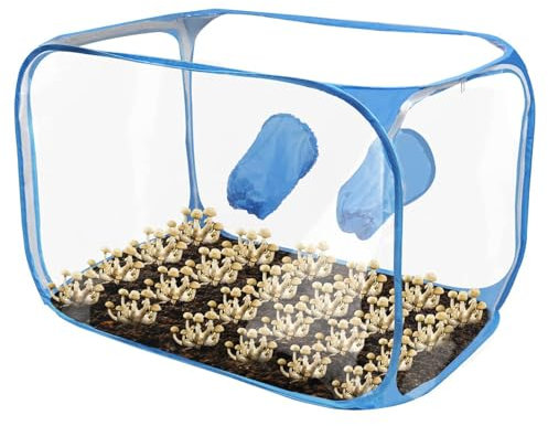 Pilzzelt Anzucht | Pilzzuchtbedarf | Pflanzsack Grow Zelt, Pflanzkasten Pilz Grow Bags, Gartenbaubedarf, Pop-Up-Design, Grow Containers