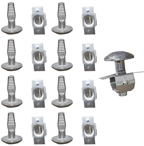 Set med 10 skyddsklämmor i aluminiumlegering för motorunderbricka, huvfästskruvar, ersättningsskruv, kompatibel med Peugeot Citroën 206, 207, 406, 407, 806, 807