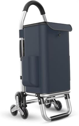 Treppensteiger Einkaufstrolley 36L - Multifunktional & Tragfähigkeit 50kg - 2 in 1 Turm Design - Easy Treppensteiger Trolley für Lebensmittel