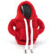 1 Pieza Shift Knob Hoodie,Sudadera Palanca Cambios,Pomo para Palanca de Cambios,Cubierta para Palanca de Cambioscubierta con Capucha,Funda Cubierta Palanca Cambios,Sudadera Marchas Coche-Rojo