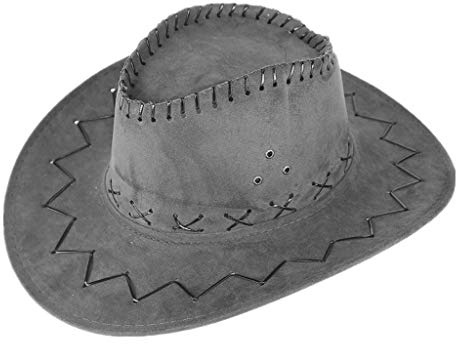 Generisch Cowboyhut Lederoptik – Faschingshut für Karneval & Western-Partys – Unisex, Einheitsgröße – Perfekt für Damen & Herren Geschenk