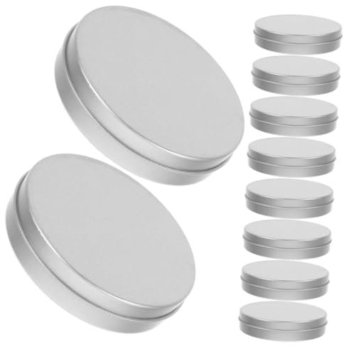 CONGARTENO 10pcs Metal Tin Box Cookie Cutters Tin Game Small Coin Storage Cookie Exchange Containers