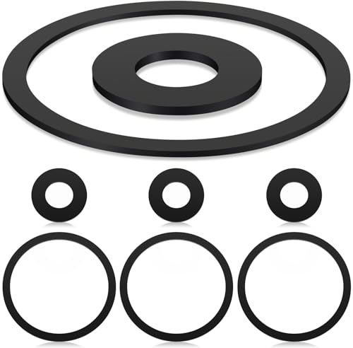Sinmoe 4 Dichtungssätze für Handpumpe Typ 75, Schwengelpumpe Ersatzteile, O-Ringe Dichtung für Gartenpumpen, Handpumpen, Brunnenpumpen und Wasserpumpen(10 cm und 4,9 cm)
