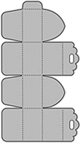 Metal Cutting Dies Candy Gift Box Embossing Stencil Box Making Dies Punch Stencil for DIY Scrapbooking Paper Cards Art Craft Die Cuts Decor