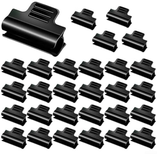 Set di 30 clip da giardino in PVC, perfette per supporti per aiuole rialzate e coperture per file di serre, resistenti e multifunzionali