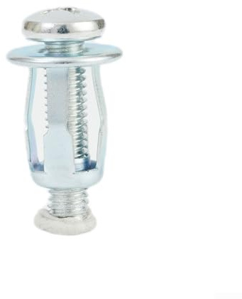 10 dadi da parete cavi per M5 e M6, tasselli in acciaio al carbonio per un fissaggio affidabile in pannelli cavi (M6)