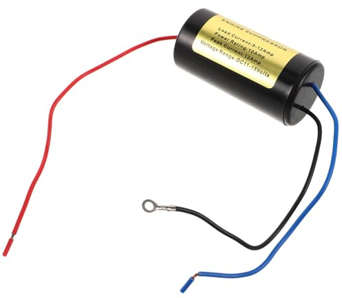 GARIOUANS Filtro Antirumore per Auto Riduttore di Disturbi Alimentazione Soppressore Motore Amp Filtro Rumore Audio Stereo Compatibile Modelli Auto