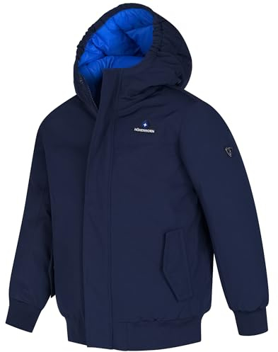 Höhenhorn Racody - Giacca invernale per bambini ragazzi foderata, impermeabile e traspirante, Blu scuro, 164