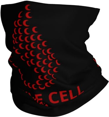 Headband Sickle Cell Anemia Awareness Headwear Breathable Neck Gaiter Decorative Neck Warmer For Outdoor Running Camping 25X50CM