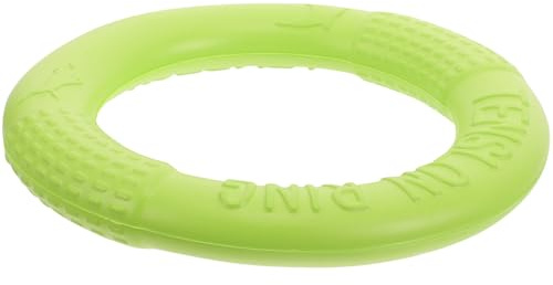 Alasum Giocattolo per Cani Volanti Anello da Addestramento Resistente al Morso in Eva Colore Verde Chiaro per Uso Quotidiano e All'aperto per Attirare L'attenzione del Cane