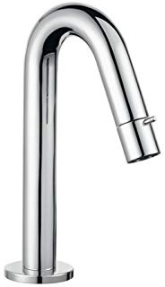 KLUDI BOZZ Standventil (380160530), Kaltwasserarmatur mit Kopfsteuerung, 5 l/min, Keramikoberteil 90°, Wasserhahn Chrom
