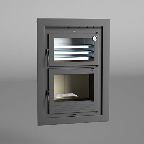 FM Four à bois acier HL-100 11kW avec porte en fonte