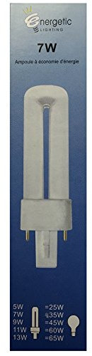 Energetic Lighting YDN7-U - Ampoule G23 7W 350lm L=137mm - économie d'énergie - longue durée