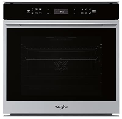 Whirlpool Europe OM4 4S1 P Forno Tradizionale W7 Pirolitico, Vetro Nero e Cornice Porta Inox Antimpronta