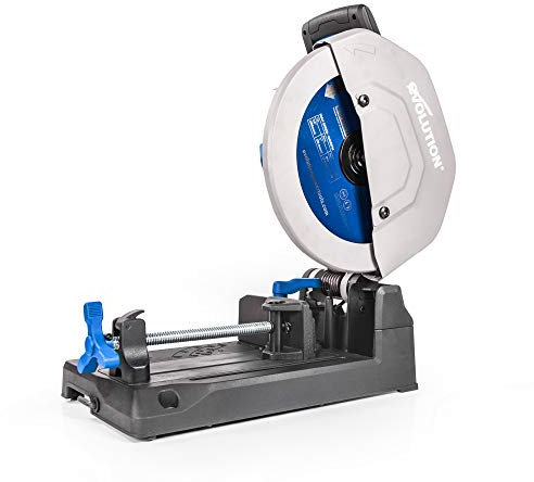 Evolution S380CPS - Heavy Duty 15 Zoll Metallschneide Kappsäge mit 14 Zoll Hartmetallbestücktes Blatt | Premium Dry Cut Säge | Gehrungssäge 45° | Die ultimative Kappsäge zum Schneiden von Metall –