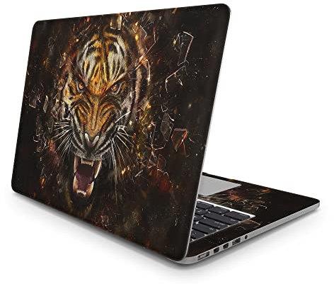 Sticker Master Angry Lion Laptop Vinyl Sticker Skin Cover 13 14 15 Inch Notebook Decal for MacBook Asus Acer Hp Lenovo Huawei Dell Ms Toshiba 15.4 inch (36x26 cm)