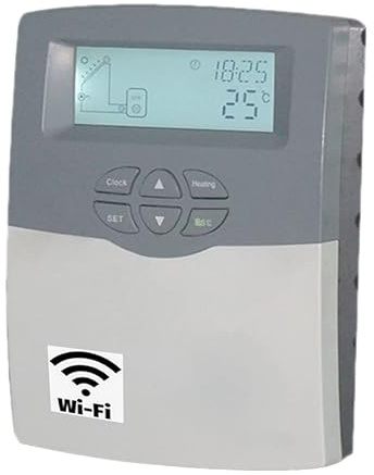 alfa-pool Solarsteuerung, Temperaturdifferenzregler SR208C WLAN WiFi