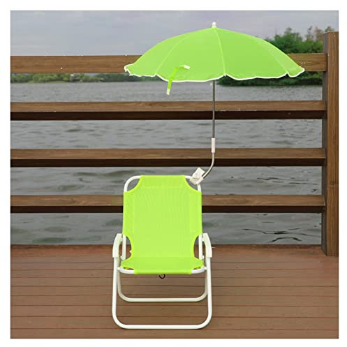 Kinder-campingstuhl Klappende Strandstühle for Kinder, Leichter Tragbarer Strandstuhl Mit Regenschirm, Geeignet for Das Beachcamping Im Freien for Reisebereiche