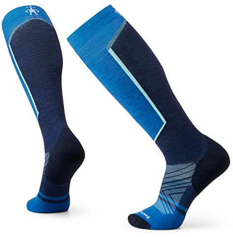 Smartwool Unisex Ski Targeted Cushion OTC Strumpor, Laguna Blue, L