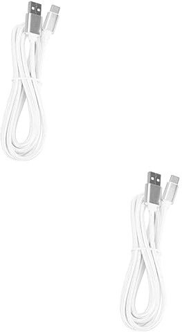 PartyKindom 2pezzi Cavo Usb Type-c Da Antistrappo Per Dispositivi Compatibili Cavo Dati Super Veloce e Resistente Per Ricarica e Trasferimento Dati Colore Casual