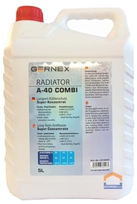 GERNEX Radiator A-40 Combi Kühlerfrostschutz Konzentrat pink/violett 5 Liter