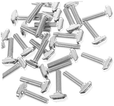 Healeved 30 Piezas Tornillos En t De Cabeza De Martillo Corredera De Acero Inoxidable Perno En t Pernos En t Para Trabajar La Madera Pernos De Acero Inoxidable Accesorios Incorporado