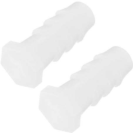 QUARKZMAN Tappo a Barb per Estremità in Plastica per Raccordo a Compressione Connettore Tubo OD 3/8 per Tubo di Raffreddamento dell'Acqua ID 8mm Confezione da 2