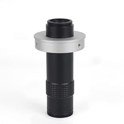 Mikroskop-Zubehör, 38 MP, 4 K, 1080P, USB, industrielle digitale Videomikroskop-Kamera, 10–130-facher Zoom, C-Mount-Objektiv, Haltbarkeit und zuverlässige Leistung (Größe: nur E-Objektiv)