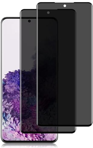 HeeYeal 2 Stück Privacy Schutzfolie für Samsung Galaxy S20+ (S20 Plus) 5G | 9H Härte Anti-Spähen Sichtschutzfolie, Panzer Schutz Glas Anti-Spy Folie für Samsung Galaxy S20+ (S20 Plus) 5G