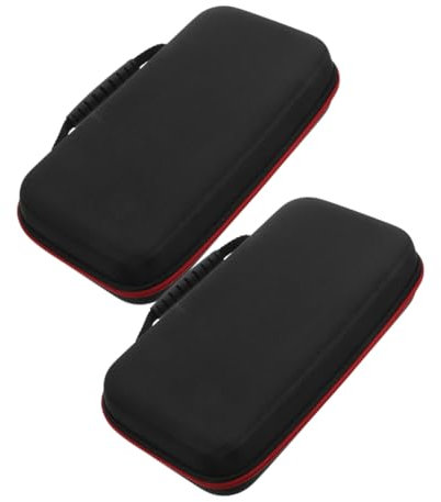 Mikinona 2stücke Mikrofontasche Aus Eva-gewebe Stoßfest Und Robust Zum Schutz Von Tragbaren Mikrofonen Insbesondere Handmikrofonen Mit Reißverschluss Für Einfache Aufbewahrung Und Reisen