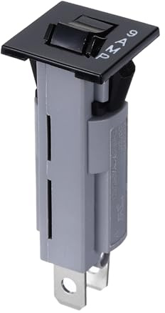 QUARKZMAN Interruttori Termici 125/250VAC 32VDC 9A Interruttore Termico | Protettore Sovraccarico Termico, Reset Manuale, Pulsante Elettrico, per Attrezzature Elettriche
