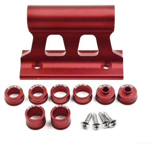 Gabelhalterung für Fahrrad, ideal für Autodächer, passend für 100/110 mm Schnellspanner (rot)