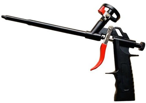Skumpistoler, ingen rengöring krävs, expanderande applikatorverktyg högpresterande isolerande skum spruta för tätning, isolering, aluminiumlegering