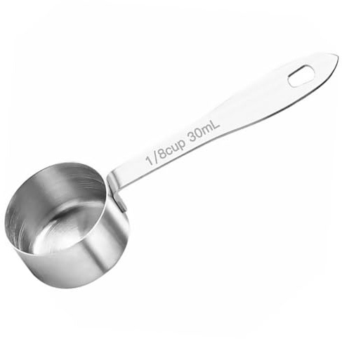 TOYANDONA Cucchiaio Dosatore in Acciaio Resistente per Latte in Polvere e Caffè Misurino per Cucina Maneggevole e Sicuro per Zucchero e Semi