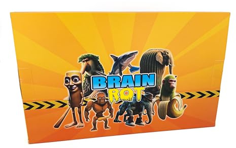 Italian Brainrot-leksaker, 24 st., Tralalero Tralala-djurfigurer, rolig samling för barn, flickor och vuxna, present till fans, adventskalender (BR-1)
